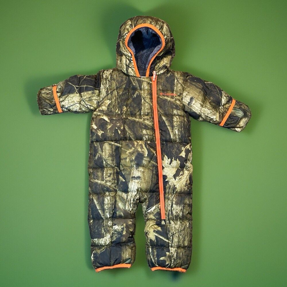 Columbia Snow Suit Infant Bunting Camouflage Infant Size 6-12m